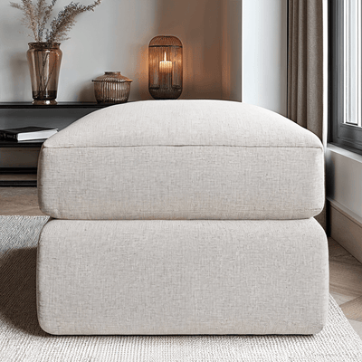 Tribeca Ash Greige Large U Shape Footstool MTO Sofa 