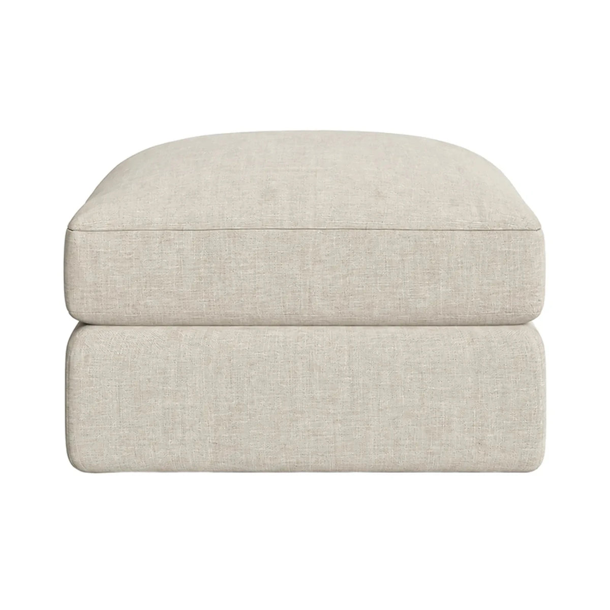 Tribeca Ash Greige Large U Shape Footstool Sofa 