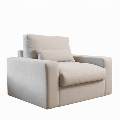 Tribeca Ash Greige Love Seat Sofa 