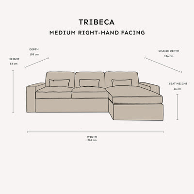 Tribeca Ash Greige Sofa Range MTO Sofa 