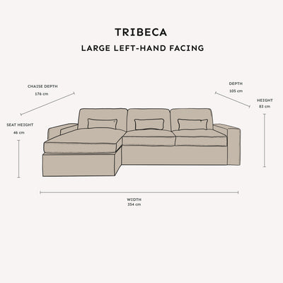 Tribeca Ash Greige Sofa Range MTO Sofa 