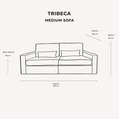 Tribeca Cream Velvet Sofa Range 