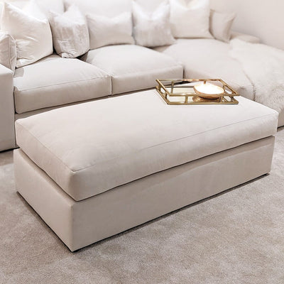 Tribeca Cream Velvet Sofa Range 