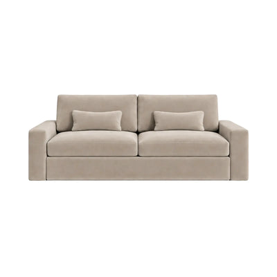 Tribeca Mink Velvet 3 Seater Sofa Sofa 