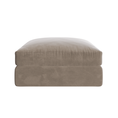 Tribeca Mink Velvet Sofa Range Sofa Large Footstool 