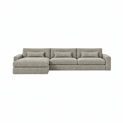 Tribeca Warm Grey Large Left Hand Facing Chaise End Sofa Sofa 