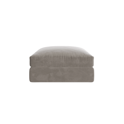 Tribeca Warm Grey Large U Shape Footstool Sofa 