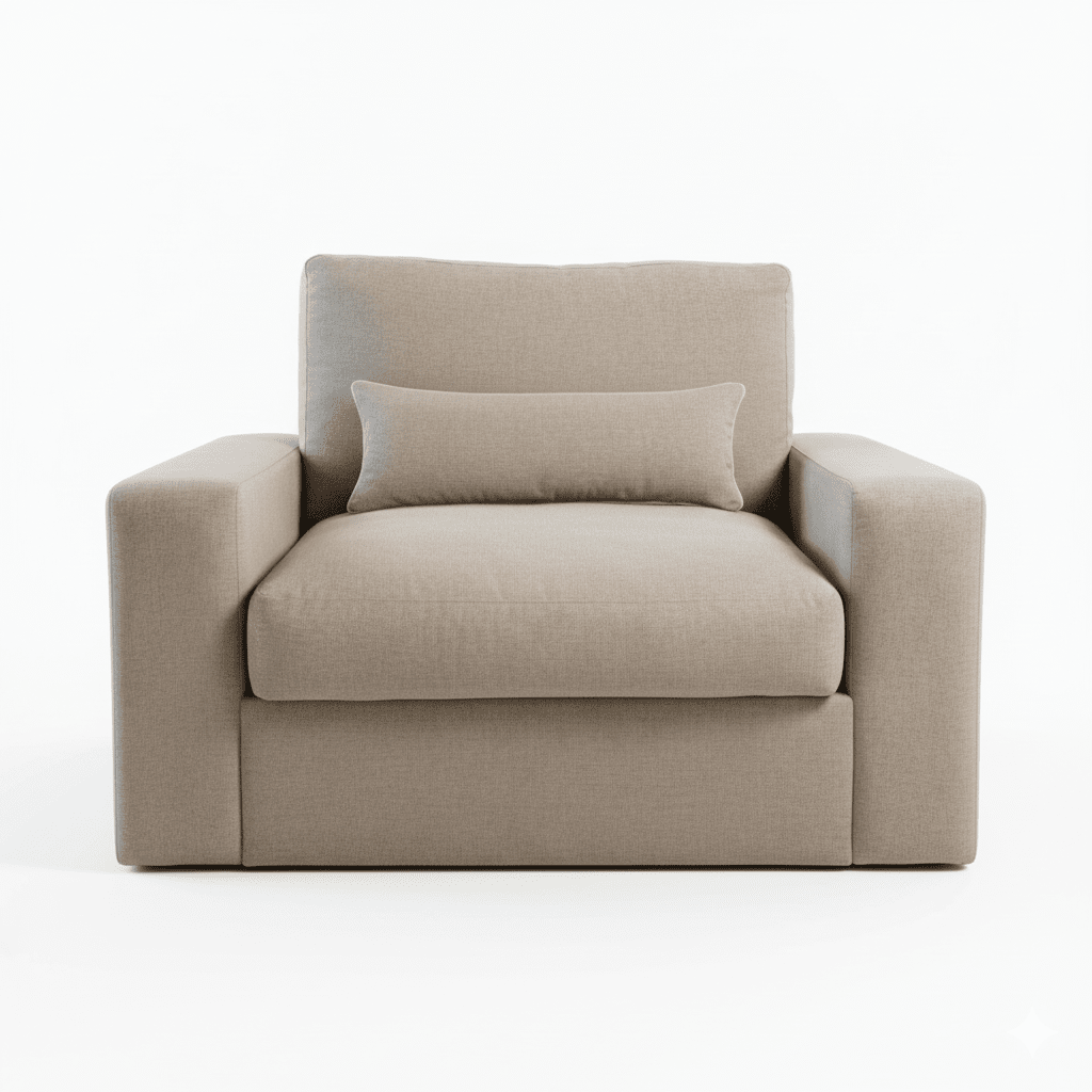 Tribeca Warm Grey Love Seat Sofa 