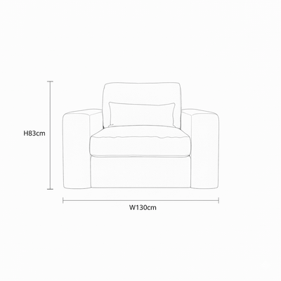 Tribeca Warm Grey Love Seat Sofa 