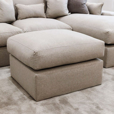Tribeca Warm Grey Medium Footstool Sofa 