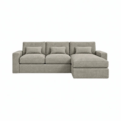 Tribeca Warm Grey Medium Right Hand Facing Chaise End Sofa Sofa 