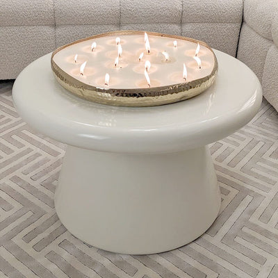 Tuscany Cream Round Coffee Table Furniture 