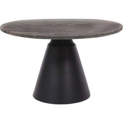 Valiona Medium Black & Marble Coffee Table Furniture 