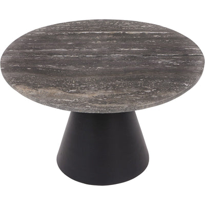 Valiona Medium Black & Marble Coffee Table Furniture 