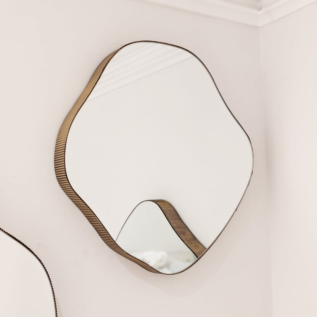 Valore Small Bronze Abstract Wall Mirror Accessories 
