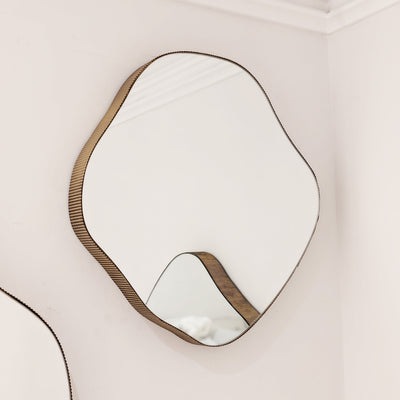 Valore Small Bronze Abstract Wall Mirror Accessories 