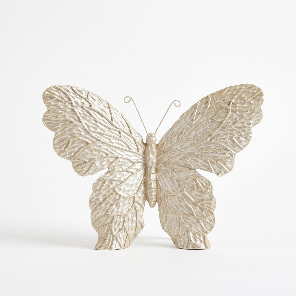 Vanessa Cream Pearl Butterfly Ornament Accessories 