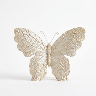 Vanessa Cream Pearl Butterfly Ornament Accessories 