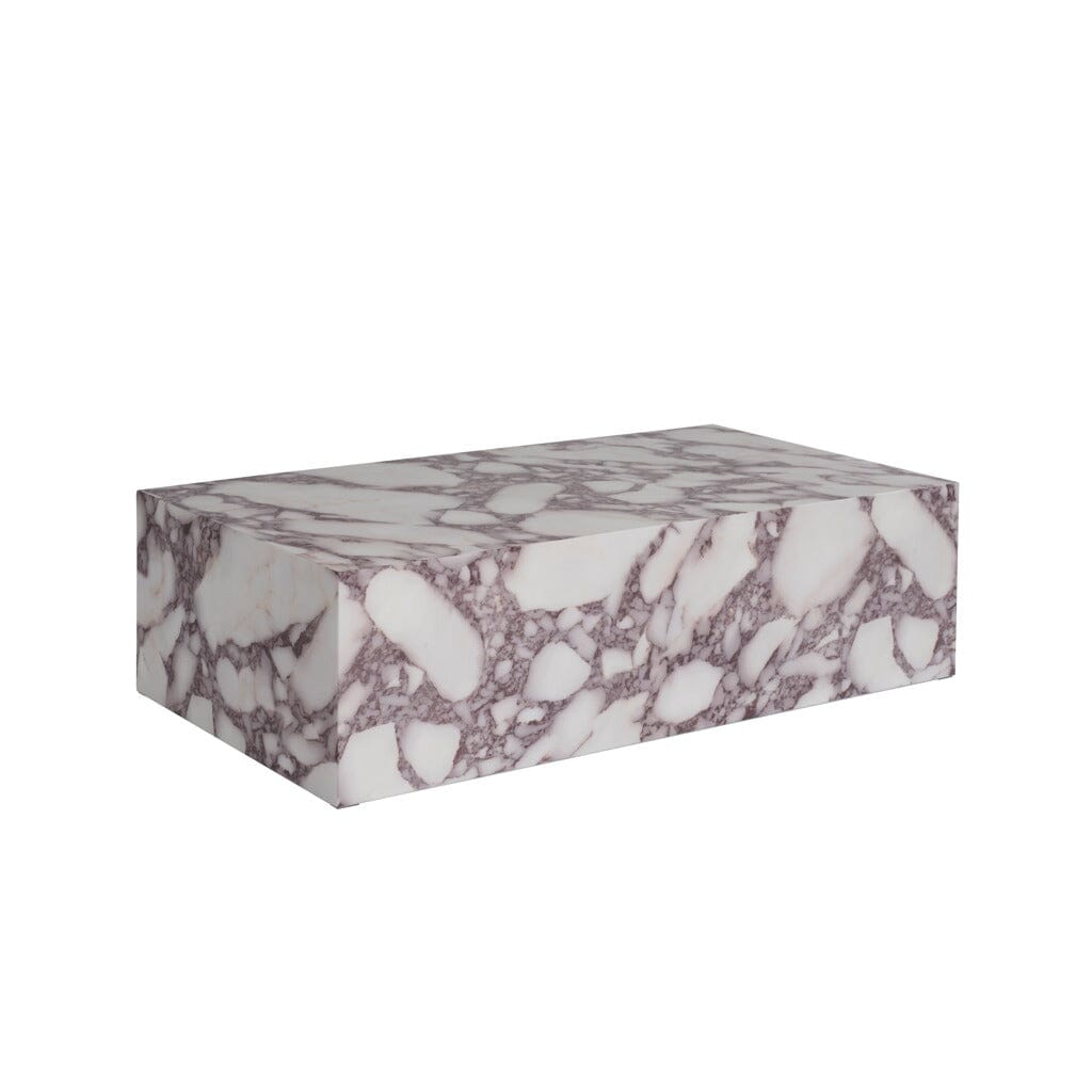 Venessia Calacatta Marble Effect Square Coffee Table Furniture 
