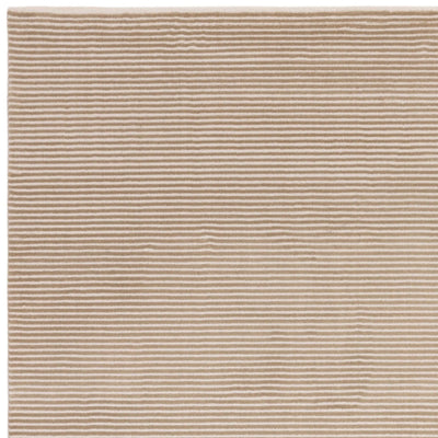 Venzia Beige Stripe Rug Textiles 