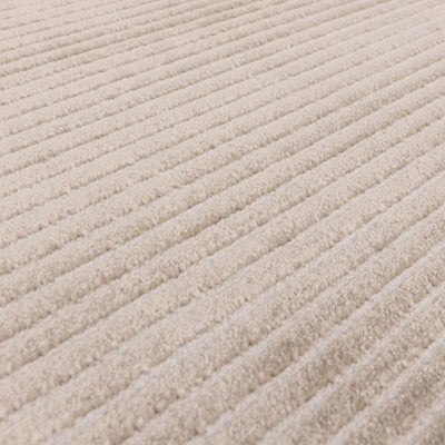 Venzia Beige Stripe Rug Textiles 