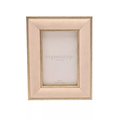 Vianne Cream Velvet & Gold Photo Frame - 4x6" Accessories 