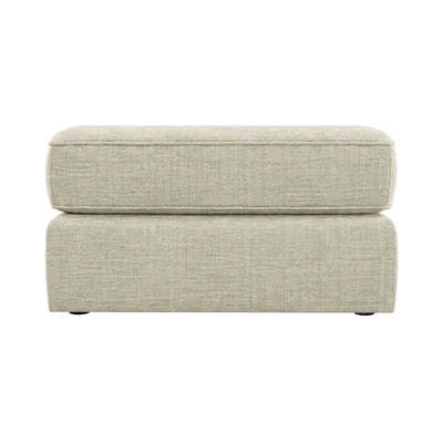 Victoria Beige Textured Footstool Sofa 