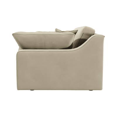 Victoria Cream Velvet 4 Seater Sofa Sofa 