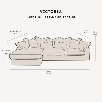 Victoria Cream Velvet Pillow Back Sofa Range MTO Sofa 