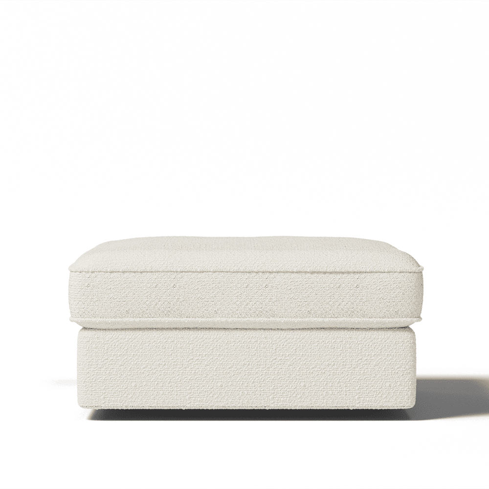 Victoria Ecru Boucle Footstool Sofa 