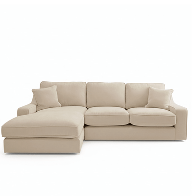 Victoria Luxury Beige Textured Sofa Range Sofa 