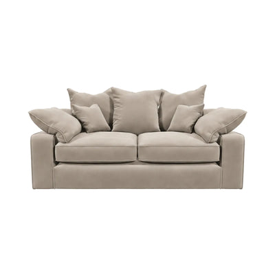 Victoria Mink Velvet 3 Seater Sofa Sofa 