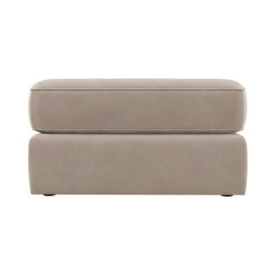 Victoria Mink Velvet Footstool Sofa 
