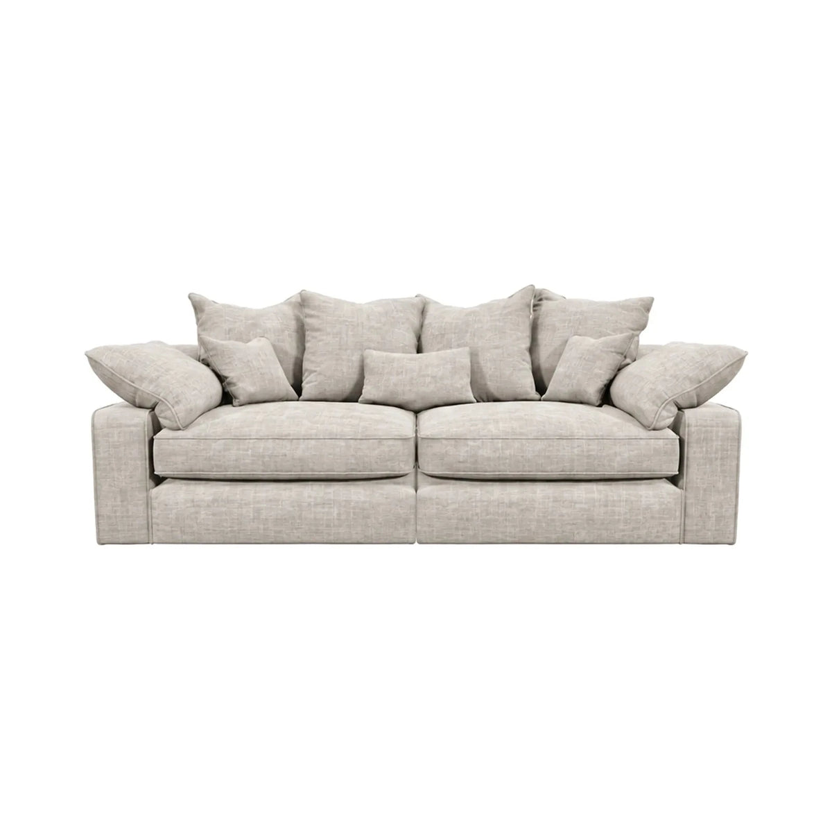 Victoria Oyster Chenille 4 Seater Sofa Sofa 