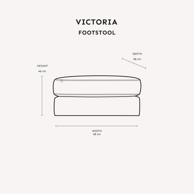 Victoria Oyster Chenille Sofa Range Sofa Footstool 