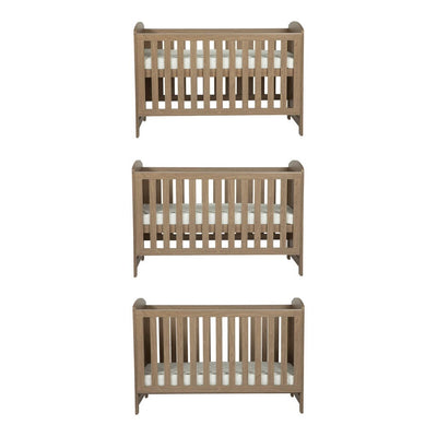 Walden Taupe Wooden Cot Bed Nursery 