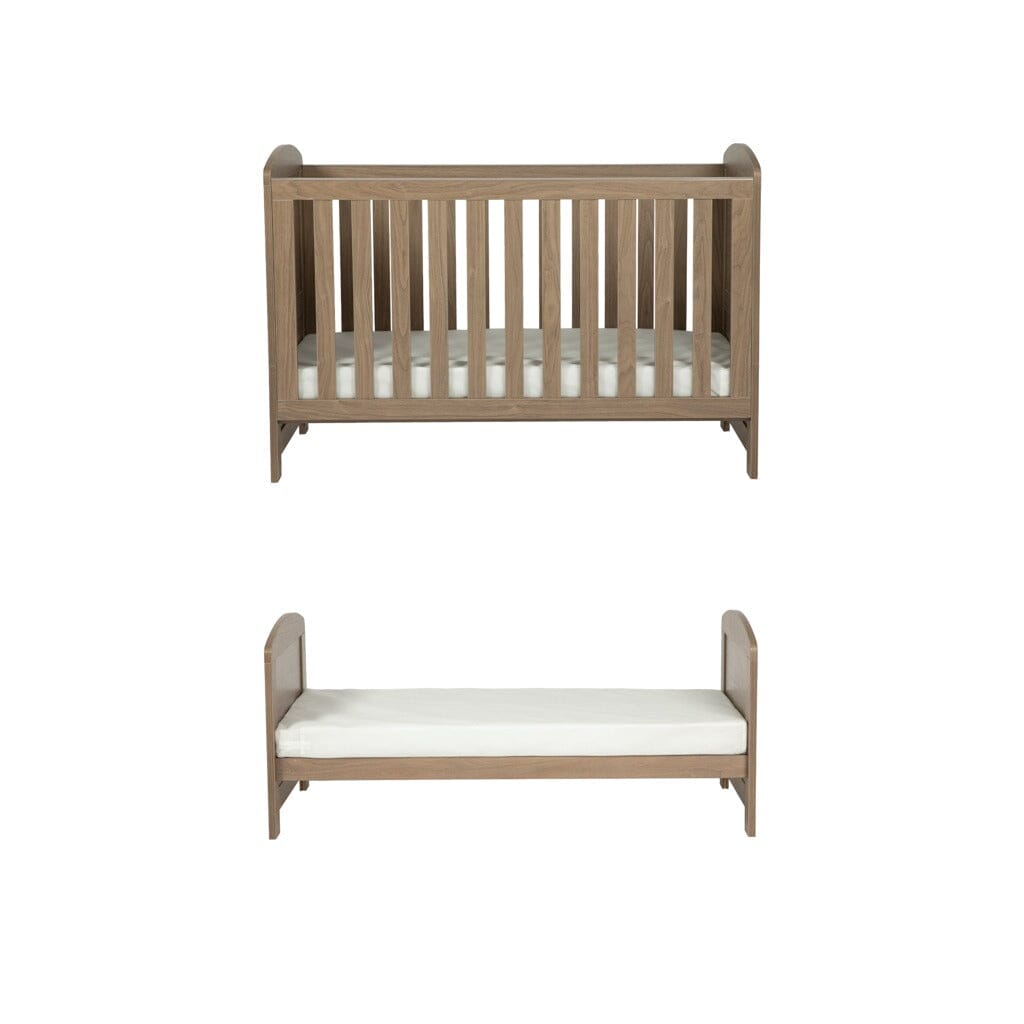Walden Taupe Wooden Cot Bed Nursery 