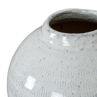Zaffera Large Grey Glazed Vase Accessories 