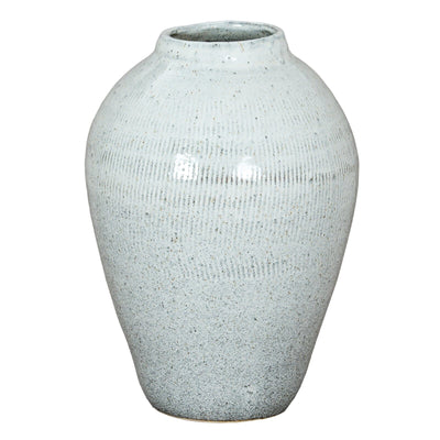 Zaffera Large Grey Glazed Vase Accessories 