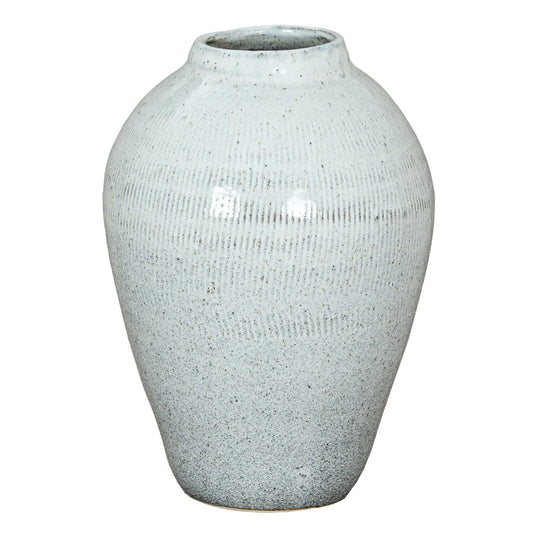 Zaffera Large Grey Glazed Vase Accessories 