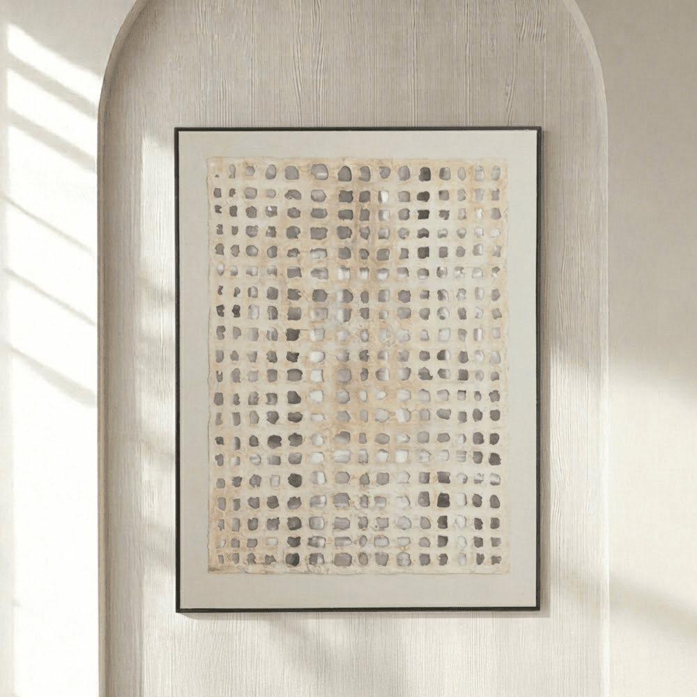 Zakynthos Neutral Textured Abstract Wall Art Accessories 