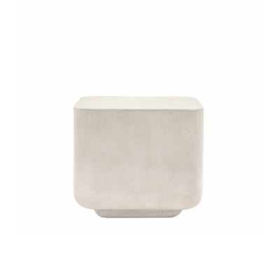 Zaylee Putty Concrete Effect Side Table Furniture 