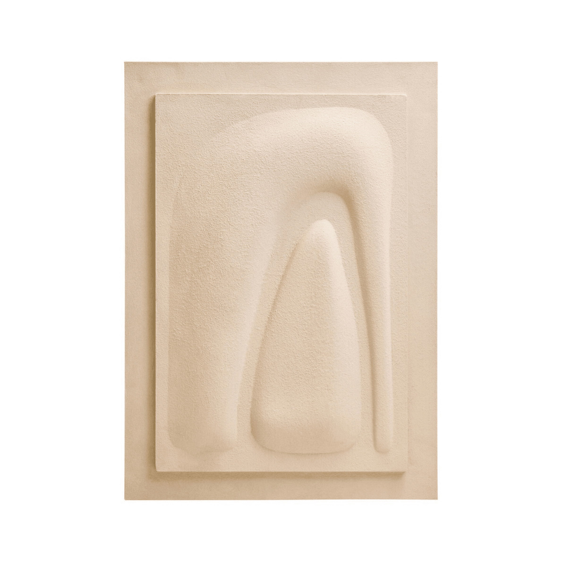 Zelah Cream Textured 3D Wall Art Accessories 