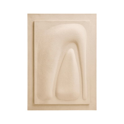 Zelah Cream Textured 3D Wall Art Accessories 