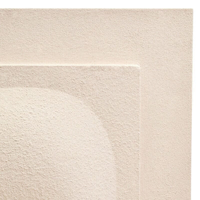 Zelah Cream Textured 3D Wall Art Accessories 