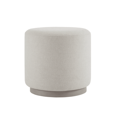 Zendaya Cream Dressing Stool with Washed Oak Base Furniture 