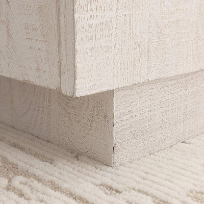 Zenica Luxury Whitewash 4 Door Sideboard Furniture 