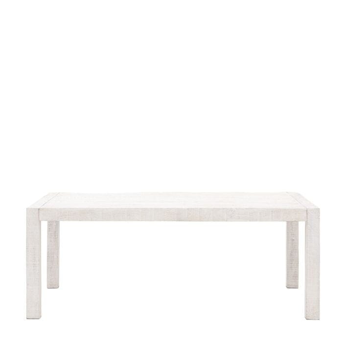 Zenica Luxury Whitewash Large Dining Table Furniture 