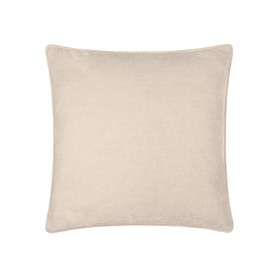 Zephyr Cream Heavy Chenille Velvet Cushion- 50x50cm 