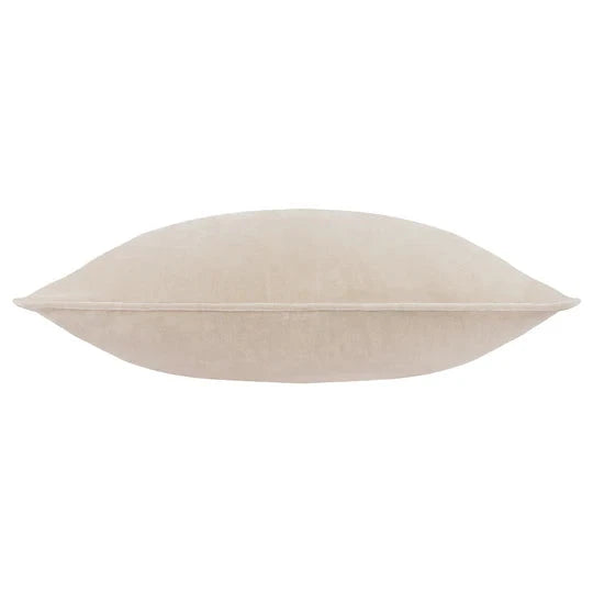 Zephyr Cream Heavy Chenille Velvet Cushion- 50x50cm 